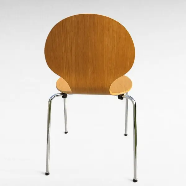 Caféstol VI standard med krom stel og birke laminat - Image 3