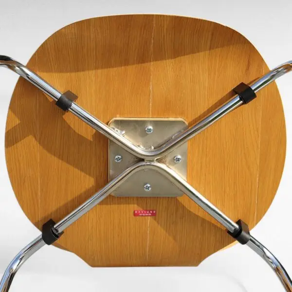 Caféstol VI standard med krom stel og birke laminat - Image 5