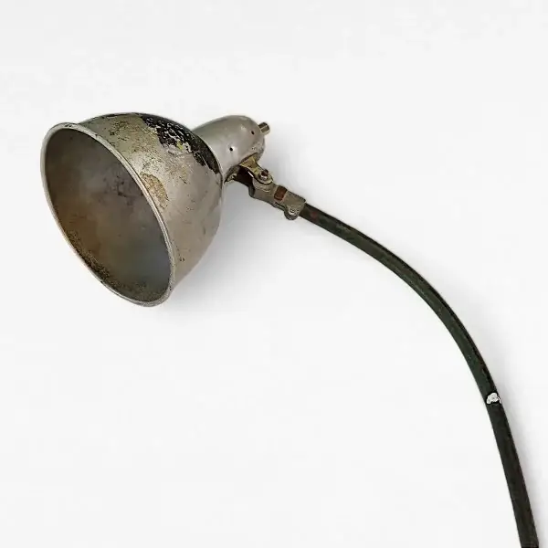 Gammel værkstedslampe/arkitektlampe med masser af patina - Image 5