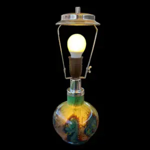 Art Deco Tysk Ikora Bordlampe af Karl Wiedmann for WMF, 1930’erne