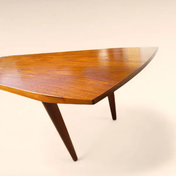 Teak sofabord med tilspidsede ben - dansk design fra 1950-60erne - Image 5