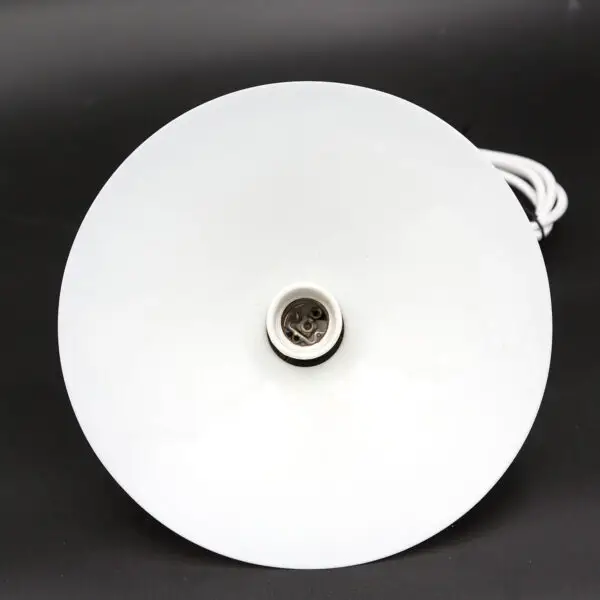 Original gammel opalglas skomagerlampe med mundblæst glas - Image 2