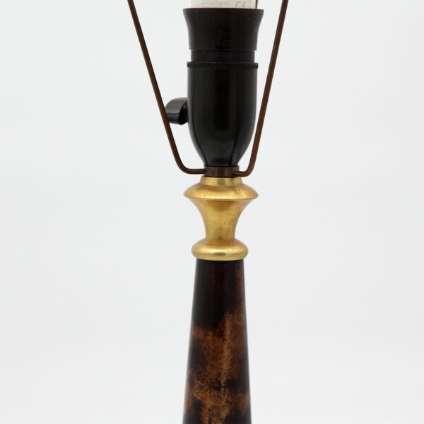 Meget elegant empirestil messing bordlampe fra 1930erne - Billede 6