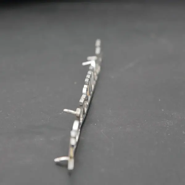 Originalt Volkswagen navneskilt/emblem i poleret krom metal - Billede 2