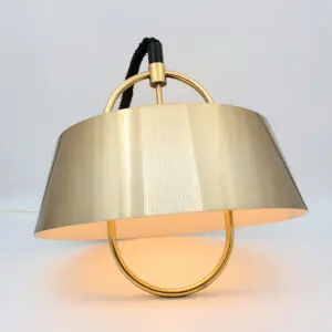 Imponerende Jo Hammerborg "Hercules" messing loftslampe (1977)
