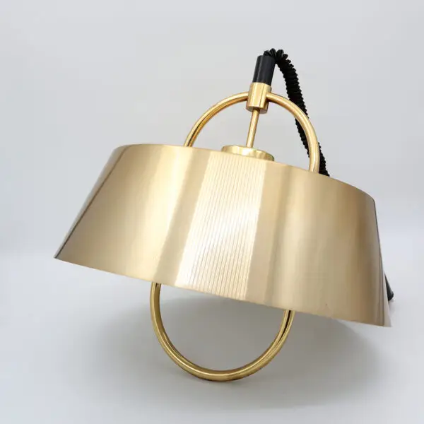 Imponerende Jo Hammerborg "Hercules" messing loftslampe (1977) - Image 2