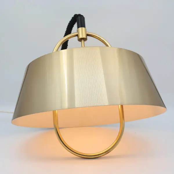 Imponerende Jo Hammerborg "Hercules" messing loftslampe (1977) - Image 10
