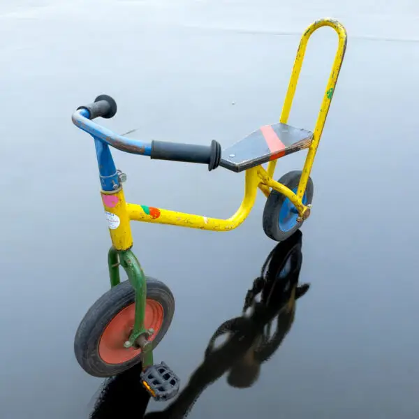 Retro børnehave tohjulet legepladscykel - Image 3