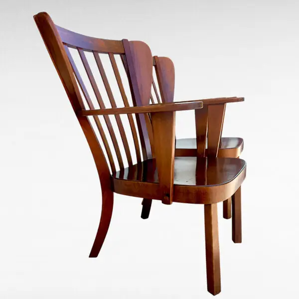 Et par Christian E. Hansen Canada - Model 2252 Lænestole fra 1944 - Billede 6