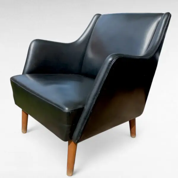 Autentisk dansk lounge lænestol - 1950'erne/60'erne - Billede 4