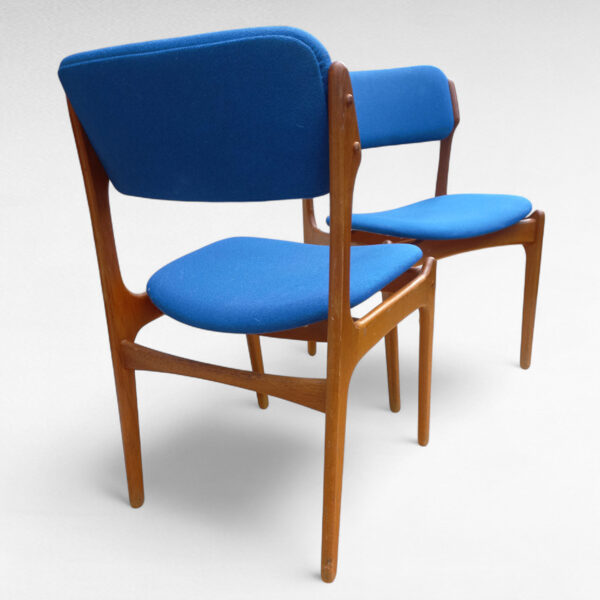 Sæt af 2 Erik Buck Model 49 Spisebordsstole i Teak fra 1960'erne - Billede 13
