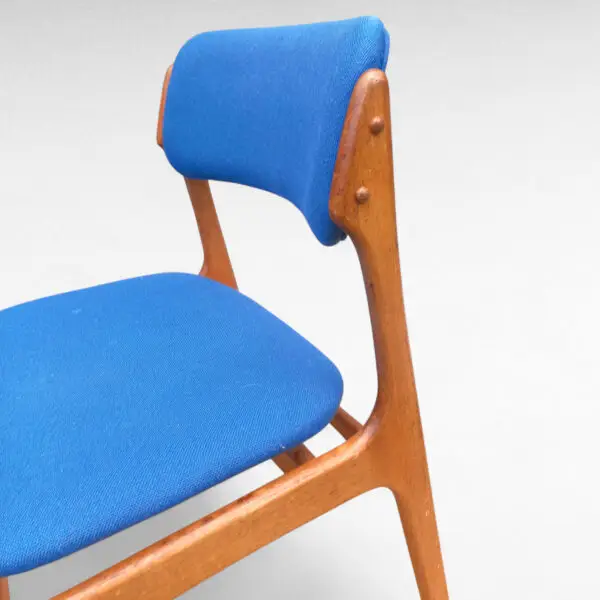 Sæt af 2 Erik Buck Model 49 Spisebordsstole i Teak fra 1960'erne - Billede 8
