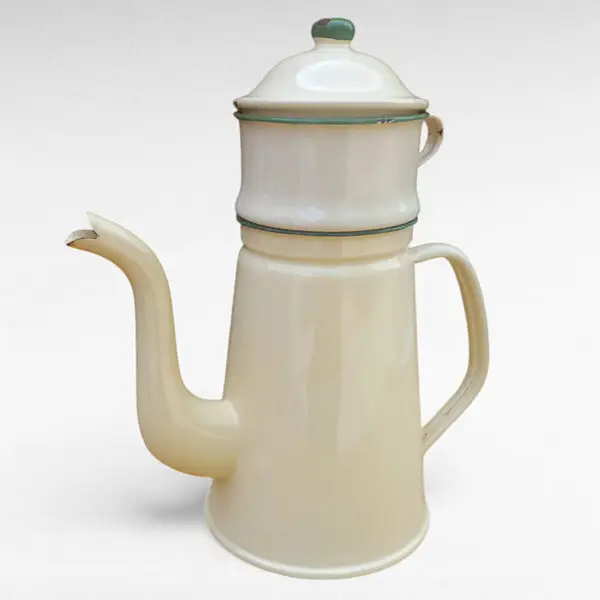 Klassisk charme: Stor Glud & Marstrand kaffekande i Beige