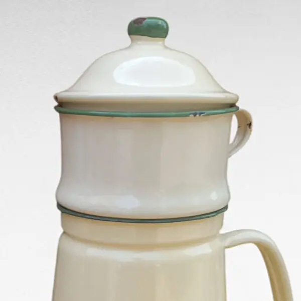 Klassisk charme: Stor Glud & Marstrand kaffekande i Beige - Billede 4