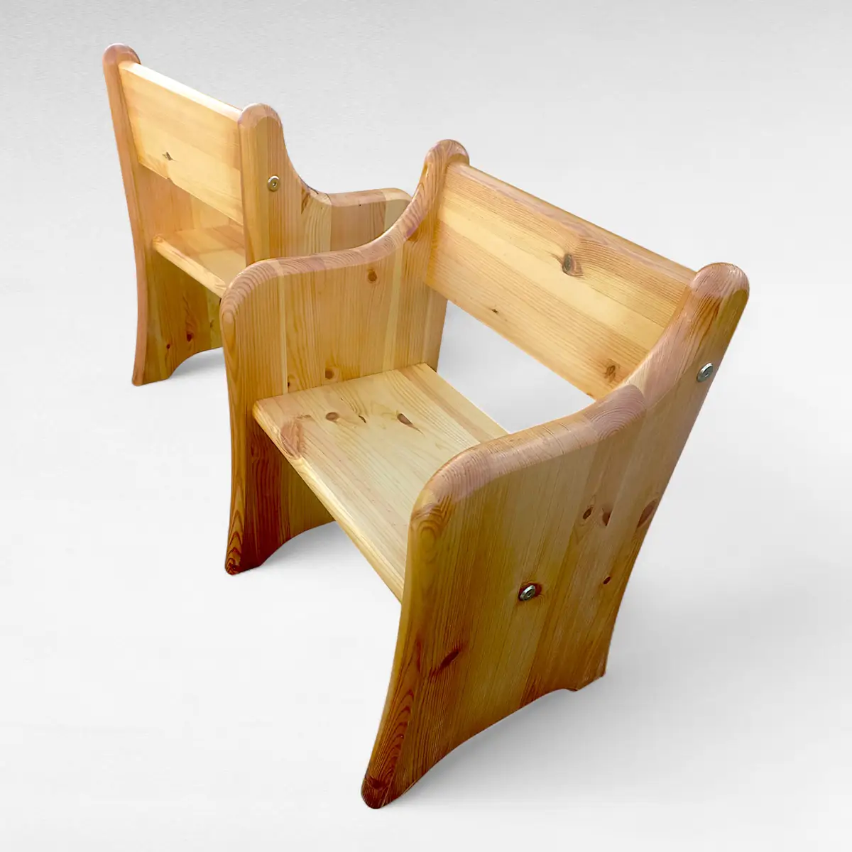 Robust og charmerende barnestol i massivt fyrretræ - Billede 2