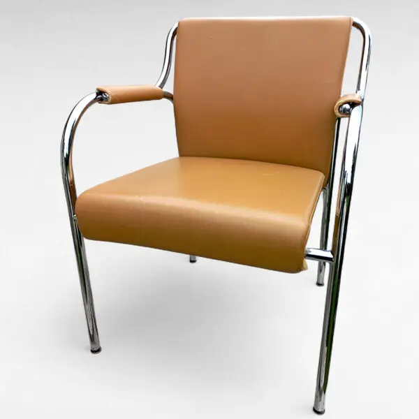 3 Sjældne Bauhaus-stil stole fra 1970'erne – fra et af Kopenhagen Furs kunderum - Billede 3