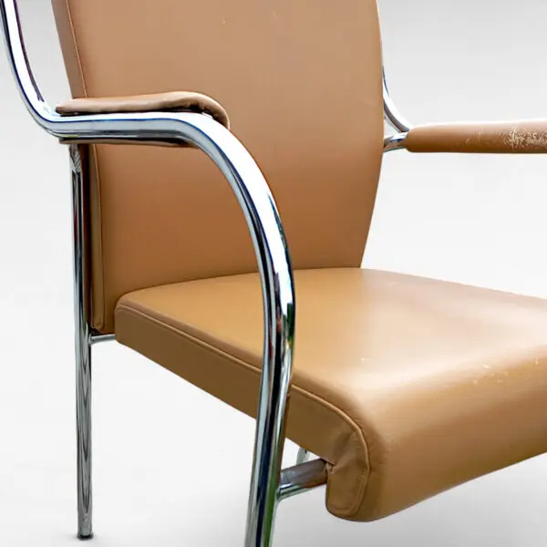 3 Sjældne Bauhaus-stil stole fra 1970'erne – fra et af Kopenhagen Furs kunderum - Billede 5