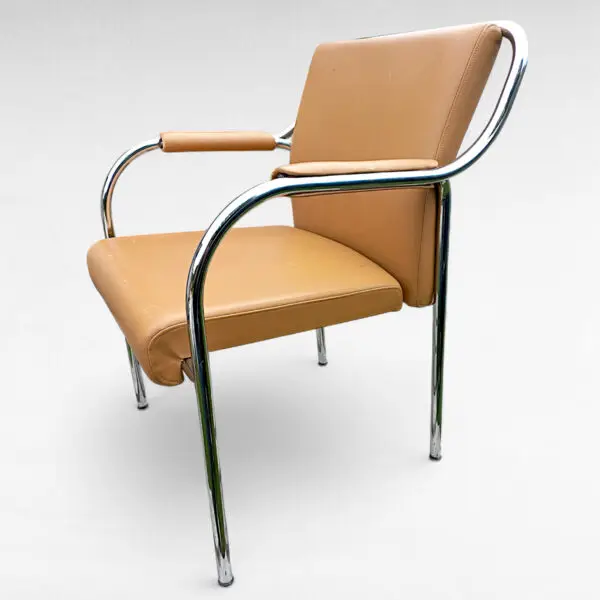 3 Sjældne Bauhaus-stil stole fra 1970'erne – fra et af Kopenhagen Furs kunderum - Billede 7