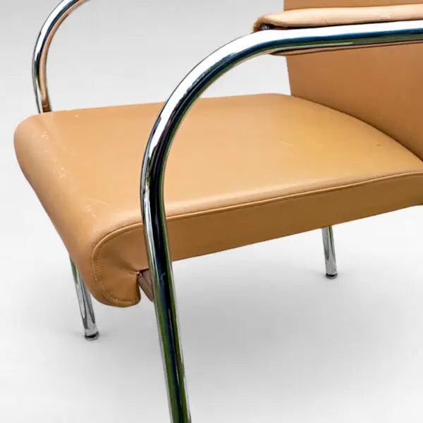 3 Sjældne Bauhaus-stil stole fra 1970'erne – fra et af Kopenhagen Furs kunderum - Billede 8