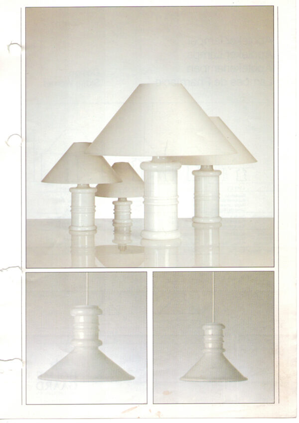 Stor Holmegaard Apotekerlampe – design af Sidse Werner, 1984 - Billede 9