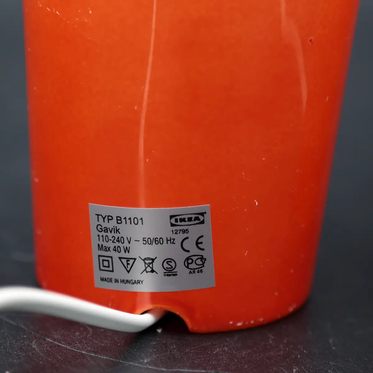 Vintage IKEA Gavik bordlampe – reservedel - Billede 2