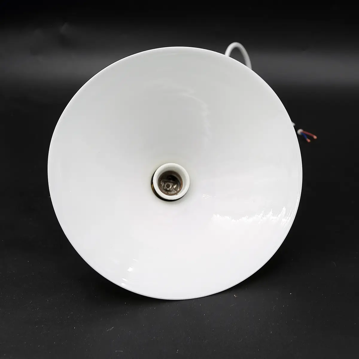 Klassisk opalglas skomagerlampe – 1930/40’erne - Billede 6