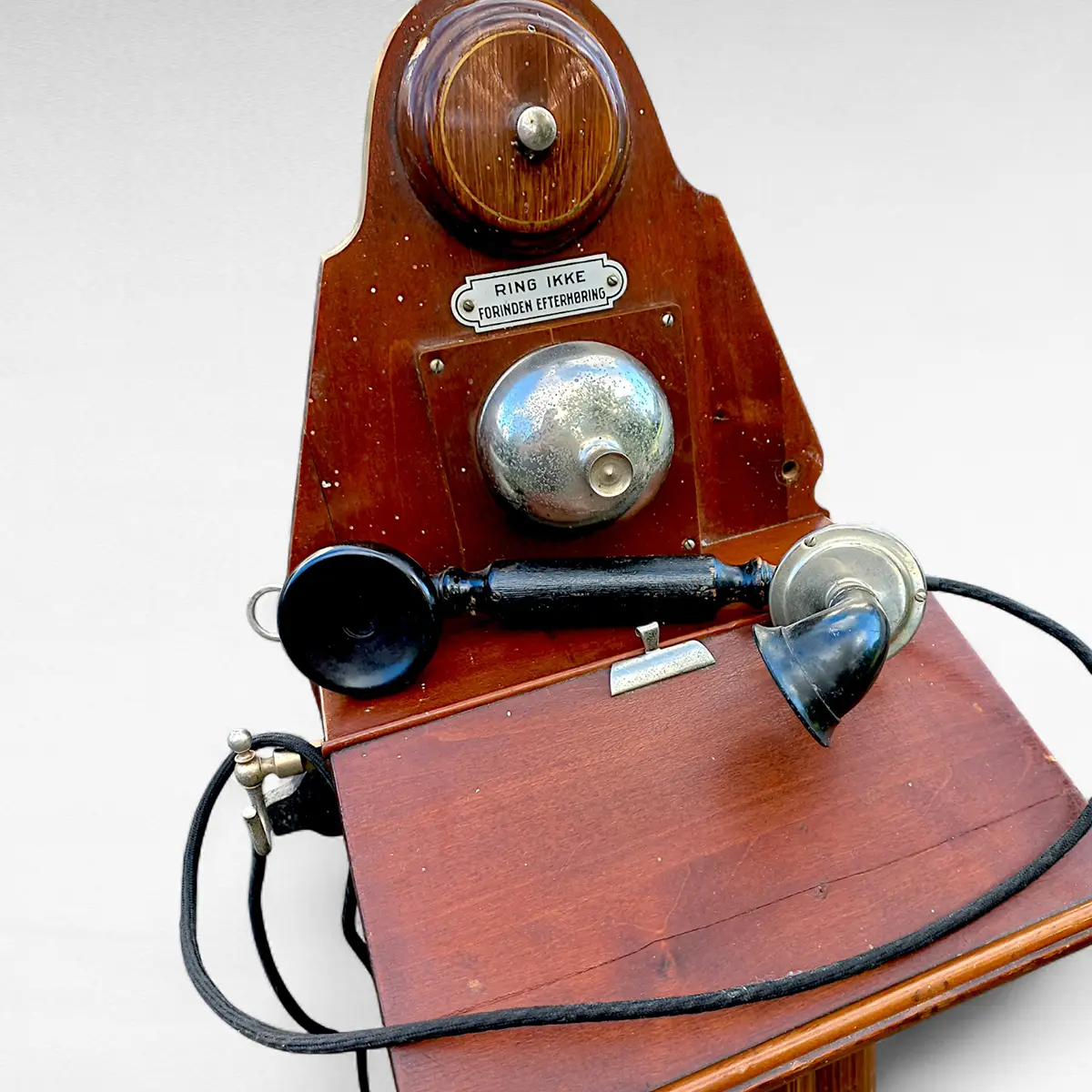 Historisk vægtelefon – Jydsk Telefon Aktieselskab, ca. 1910–1925 - Billede 3