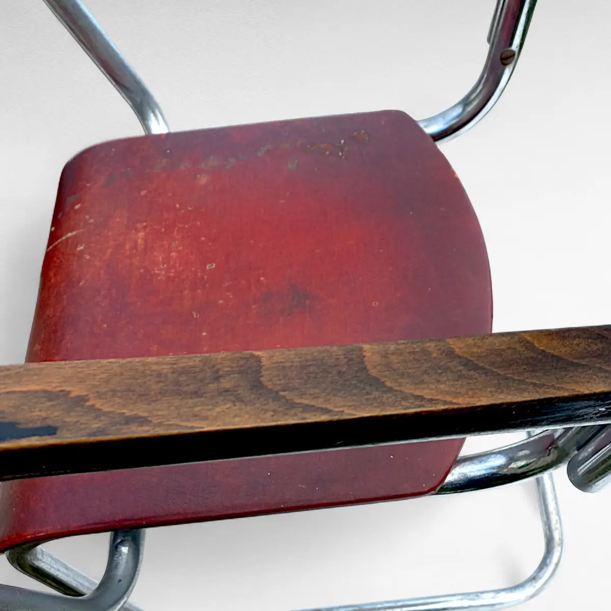 Funkisstol i forkromet stål – Dansk design, ca. 1930/40’erne - Billede 7