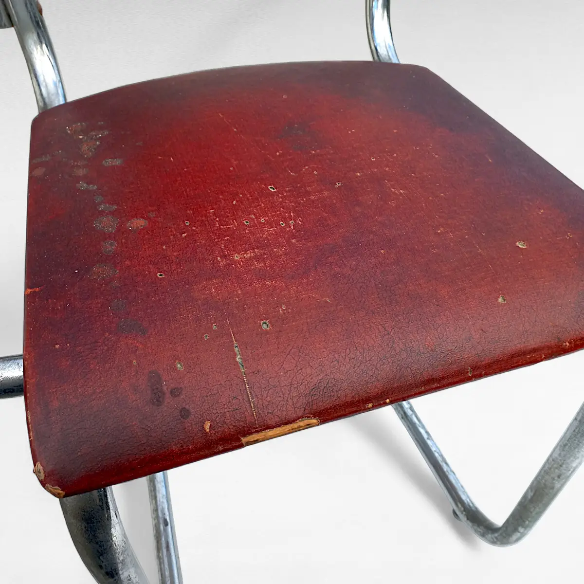 Funkisstol i forkromet stål – Dansk design, ca. 1930/40’erne - Billede 8