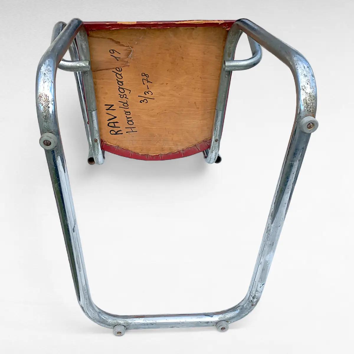 Funkisstol i forkromet stål – Dansk design, ca. 1930/40’erne - Billede 9