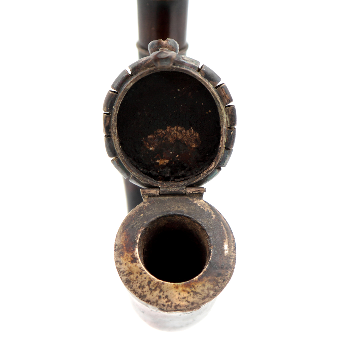 Oldefars danske alpepibe ca. 1900 – smuk patina og historie - Billede 5