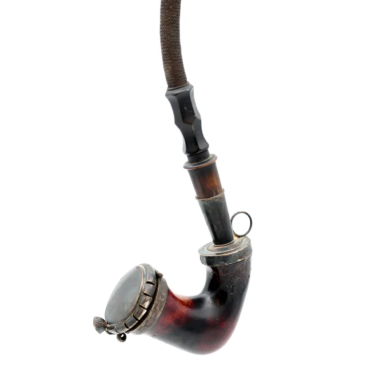 Oldefars danske alpepibe ca. 1900 – smuk patina og historie - Billede 7