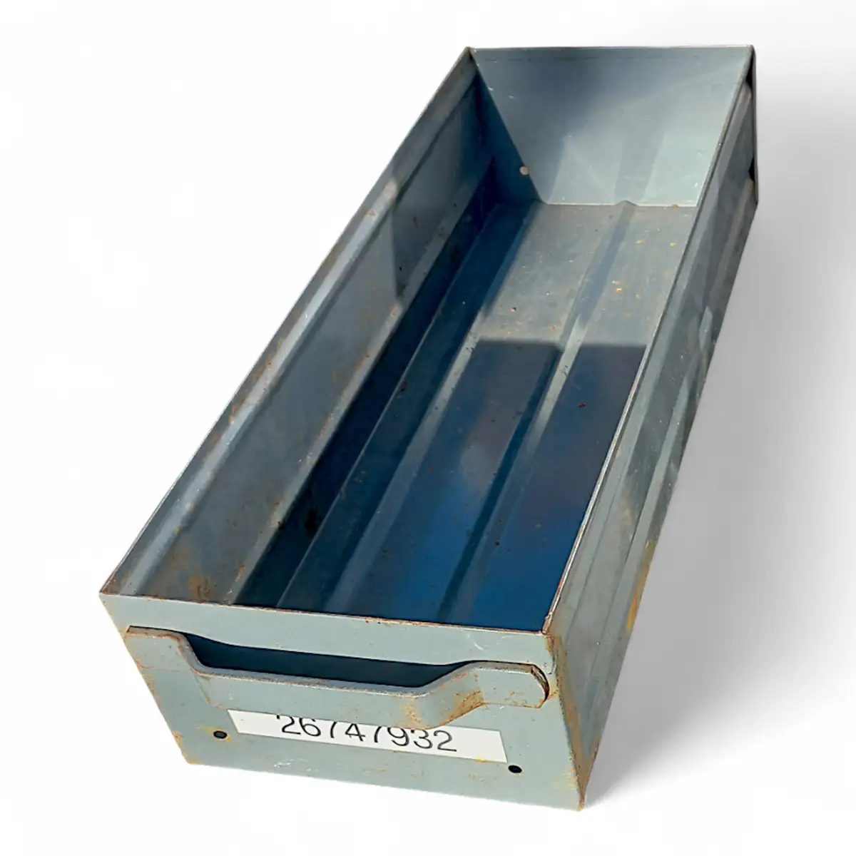 Vintage industrikasse i metal – 1960’erne/70’erne - Billede 2