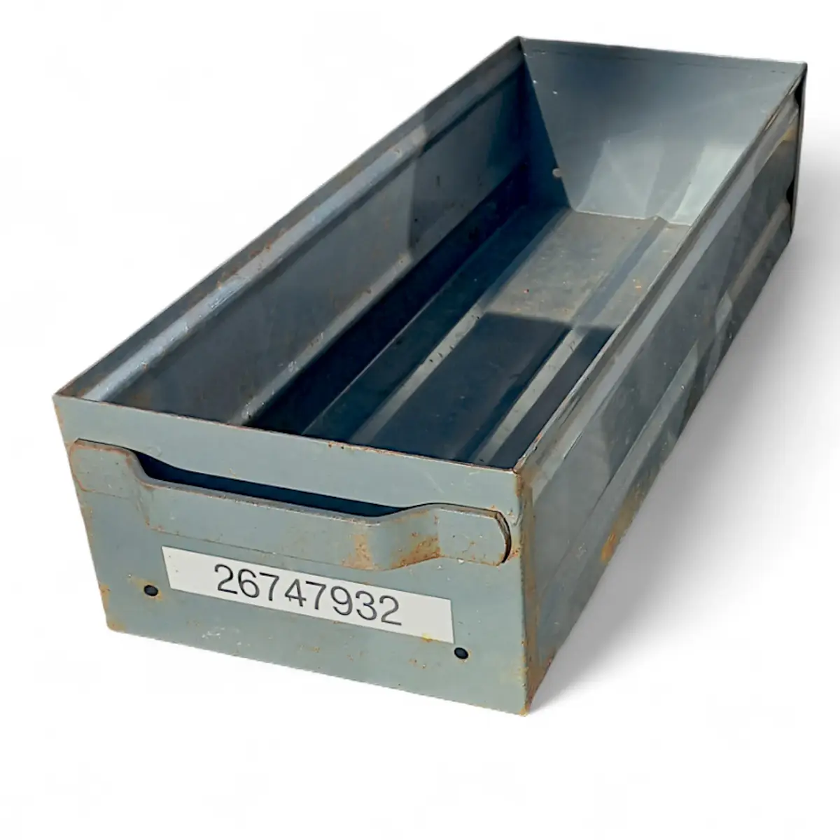 Vintage industrikasse i metal – 1960’erne/70’erne - Billede 3