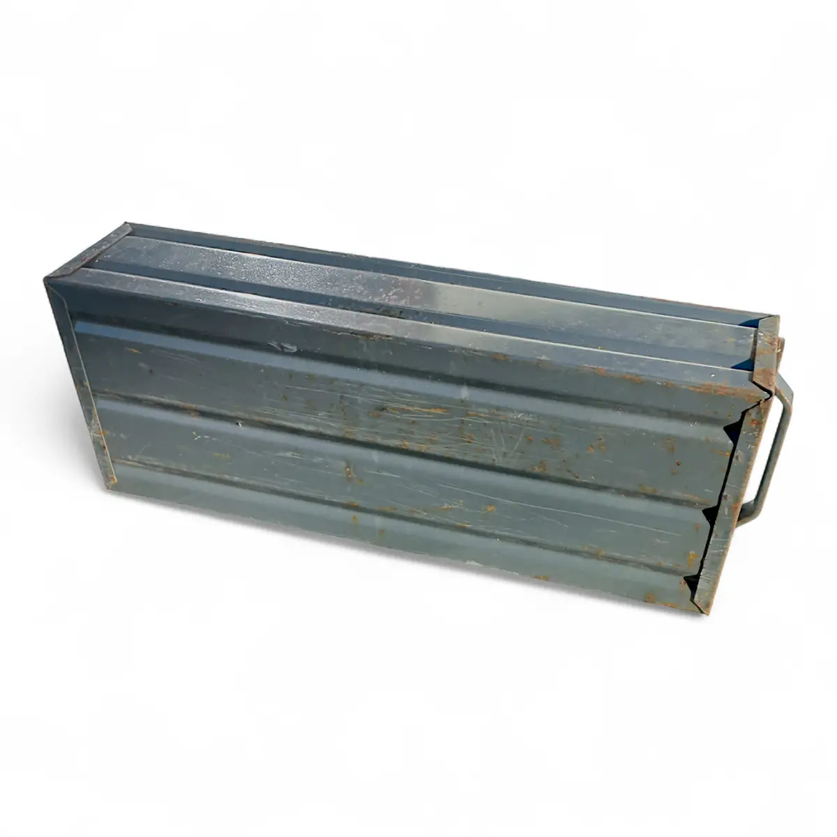 Vintage industrikasse i metal – 1960’erne/70’erne - Billede 7