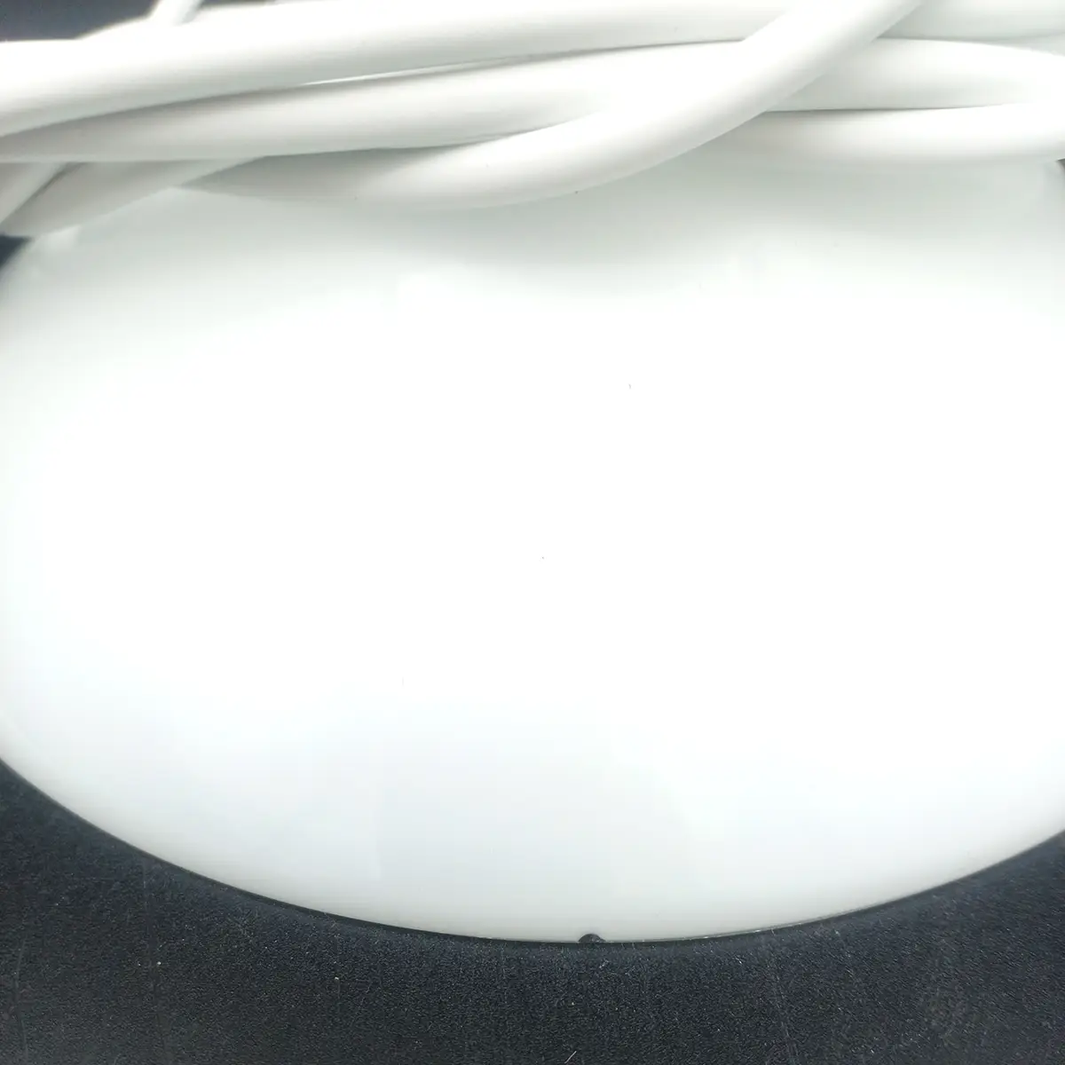 Lille vintage skomagerlampe i opalglas – mundblæst dansk design fra 1940–50’erne - Billede 8