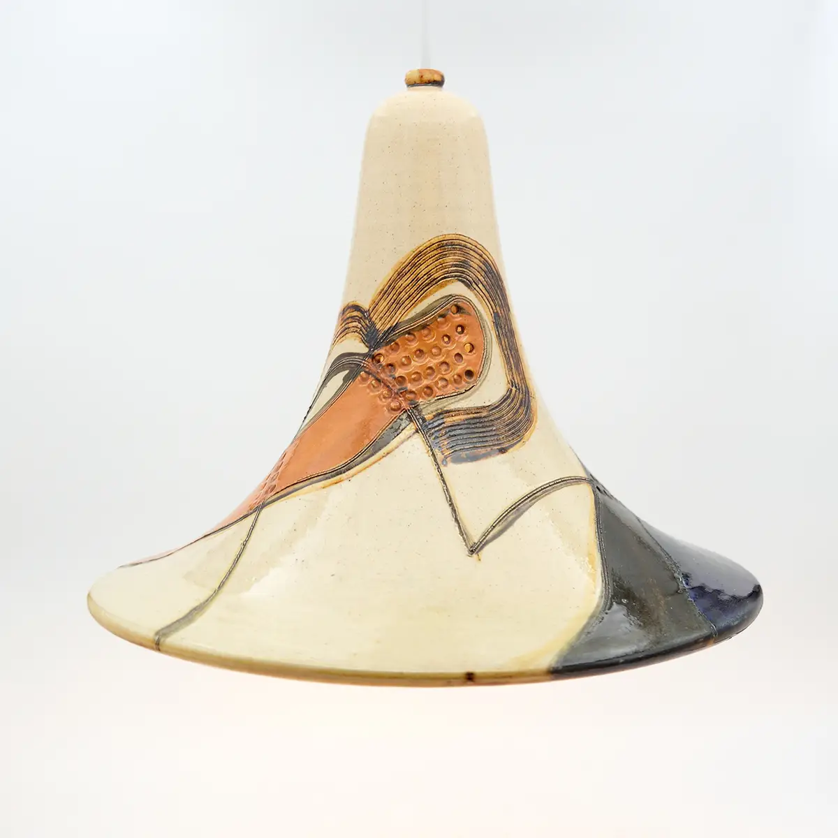 Marianne May – Sæt med fire keramiske pendler, Danmark 1977 - Billede 9