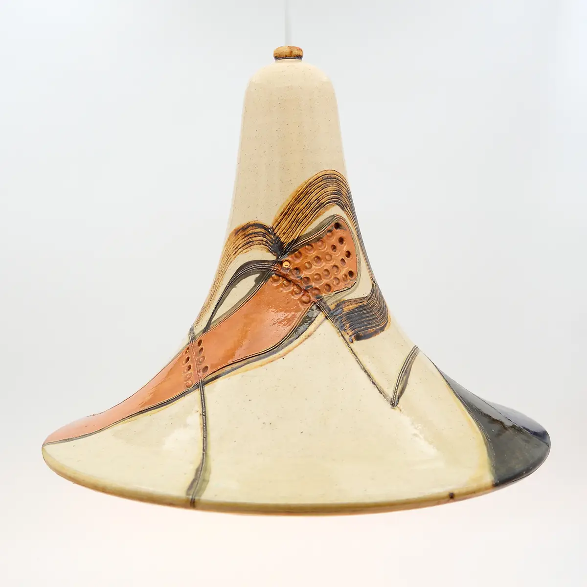 Marianne May – Sæt med fire keramiske pendler, Danmark 1977 - Billede 11