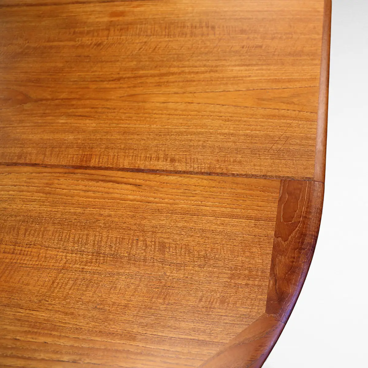 Rundt udtræksbord i teak, dansk mid-century design - Billede 10