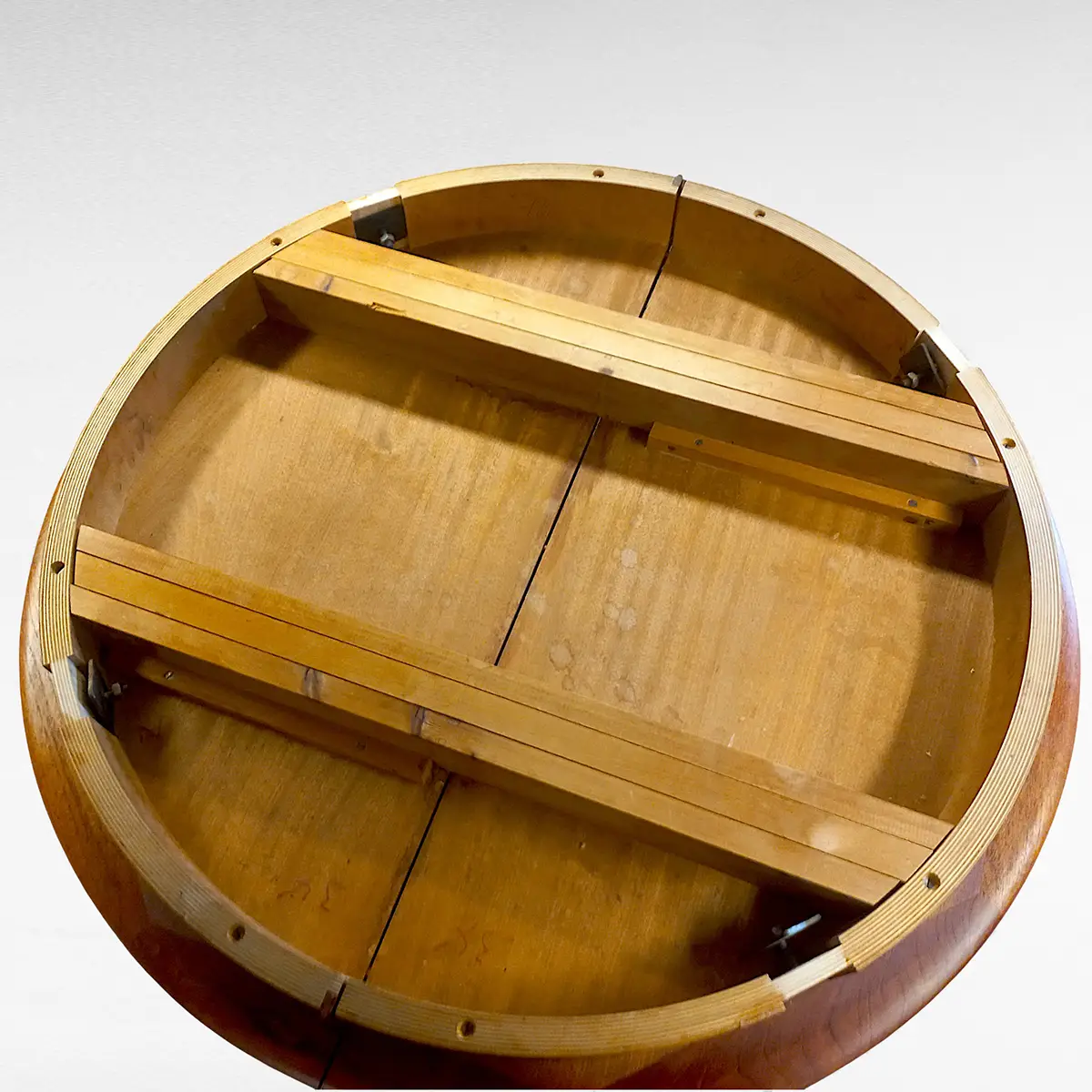 Rundt udtræksbord i teak, dansk mid-century design - Billede 12