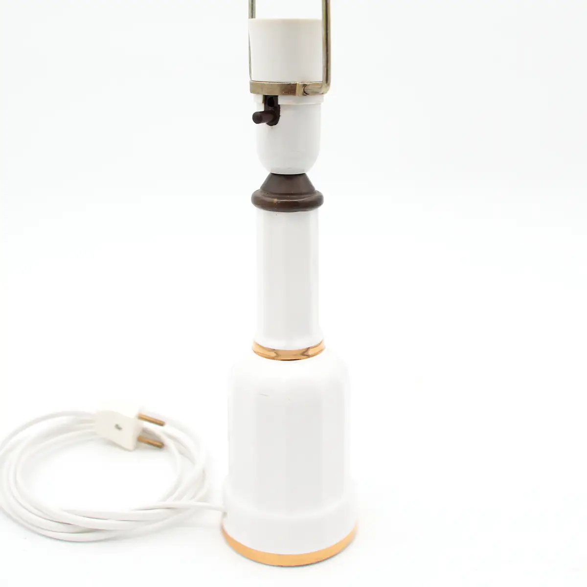 Søholm Heiberg bordlampe i hvidglaseret porcelæn og messing, 1920’erne - Billede 4
