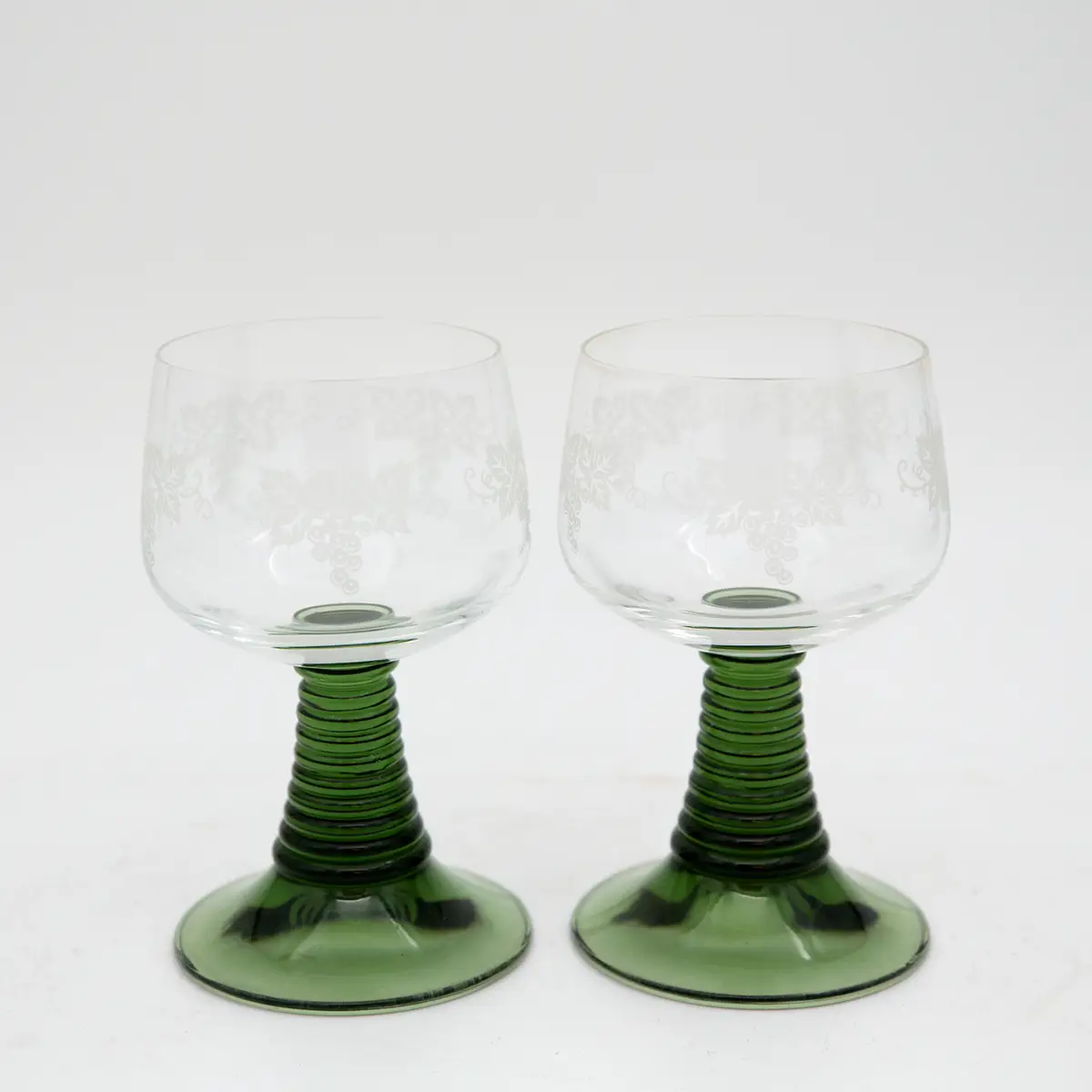 Franske Rømerglas til rødvin – elegant vintagestil - Billede 8