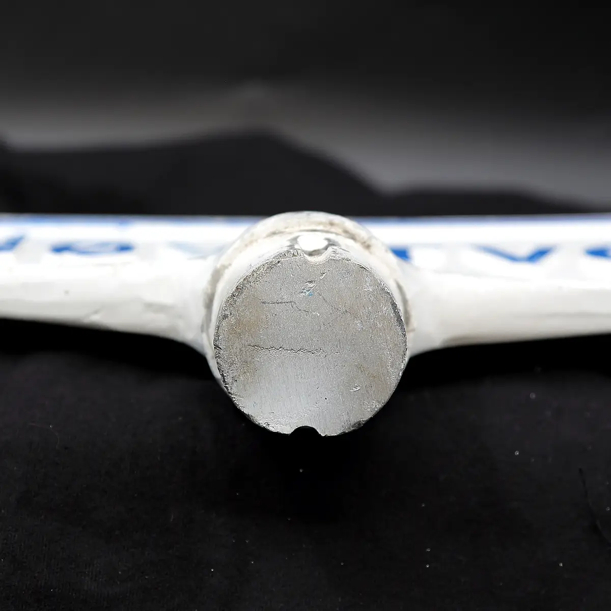 Vintage dansk vejskilt – “Kløvervej” - Billede 6