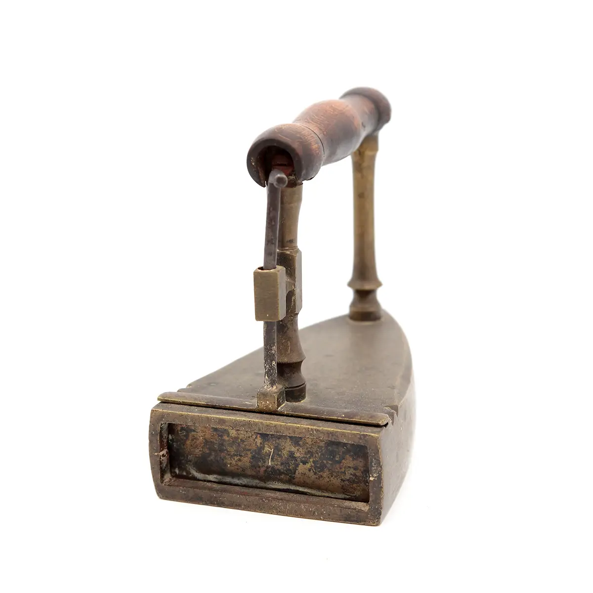 Dansk messing strygejern No. 7 – ca. 1850 - Billede 3