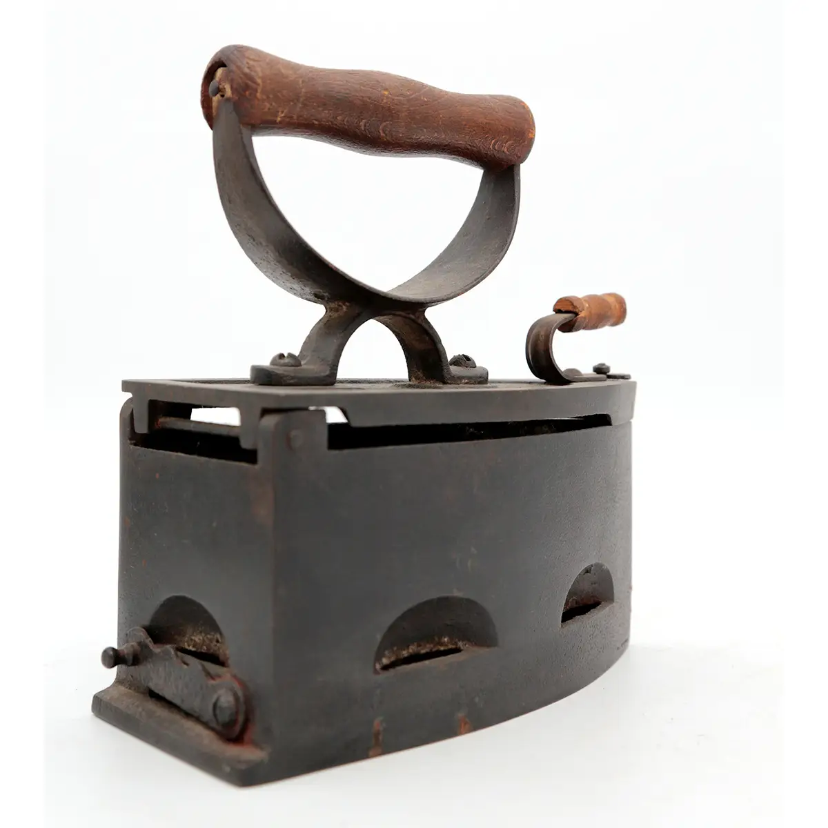 Kasse-strygejern i støbejern – tidligt 1900-tal - Billede 4