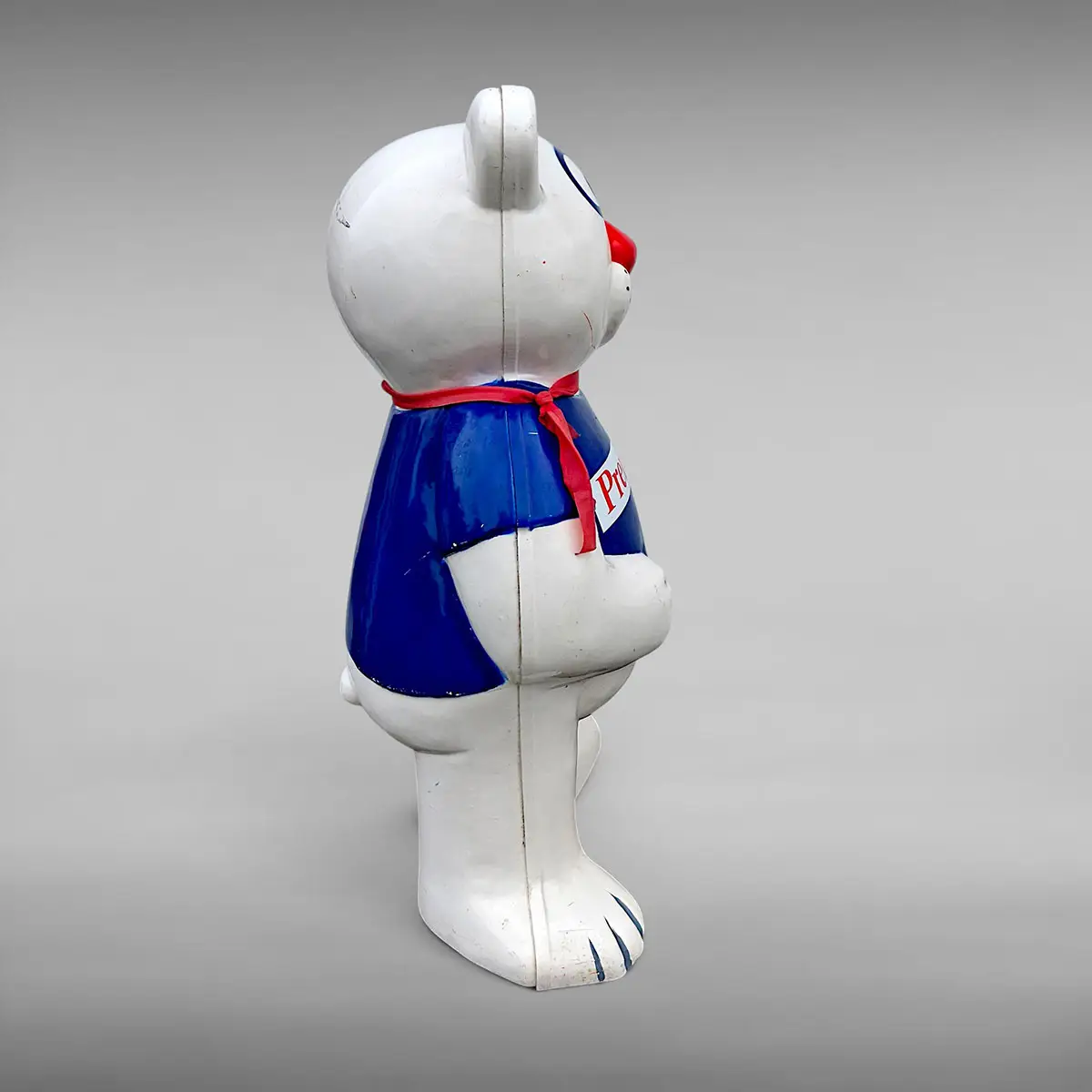 Premier Is reklameisbjørn – stor vintage reklamefigur i plast, ca. 86 cm - Billede 5