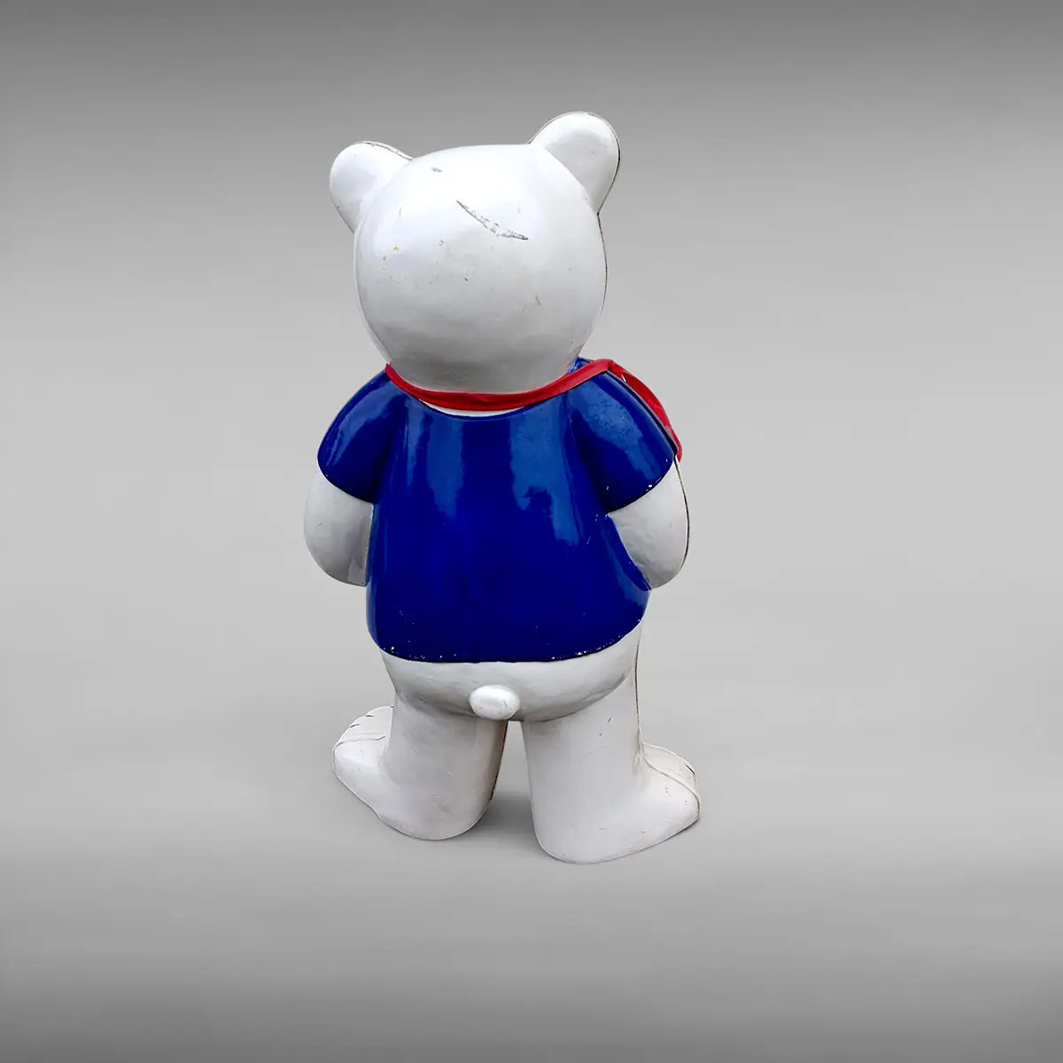Premier Is reklameisbjørn – stor vintage reklamefigur i plast, ca. 86 cm - Billede 6