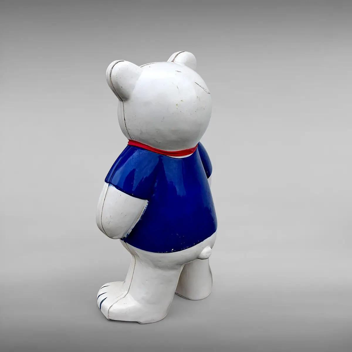 Premier Is reklameisbjørn – stor vintage reklamefigur i plast, ca. 86 cm - Billede 7