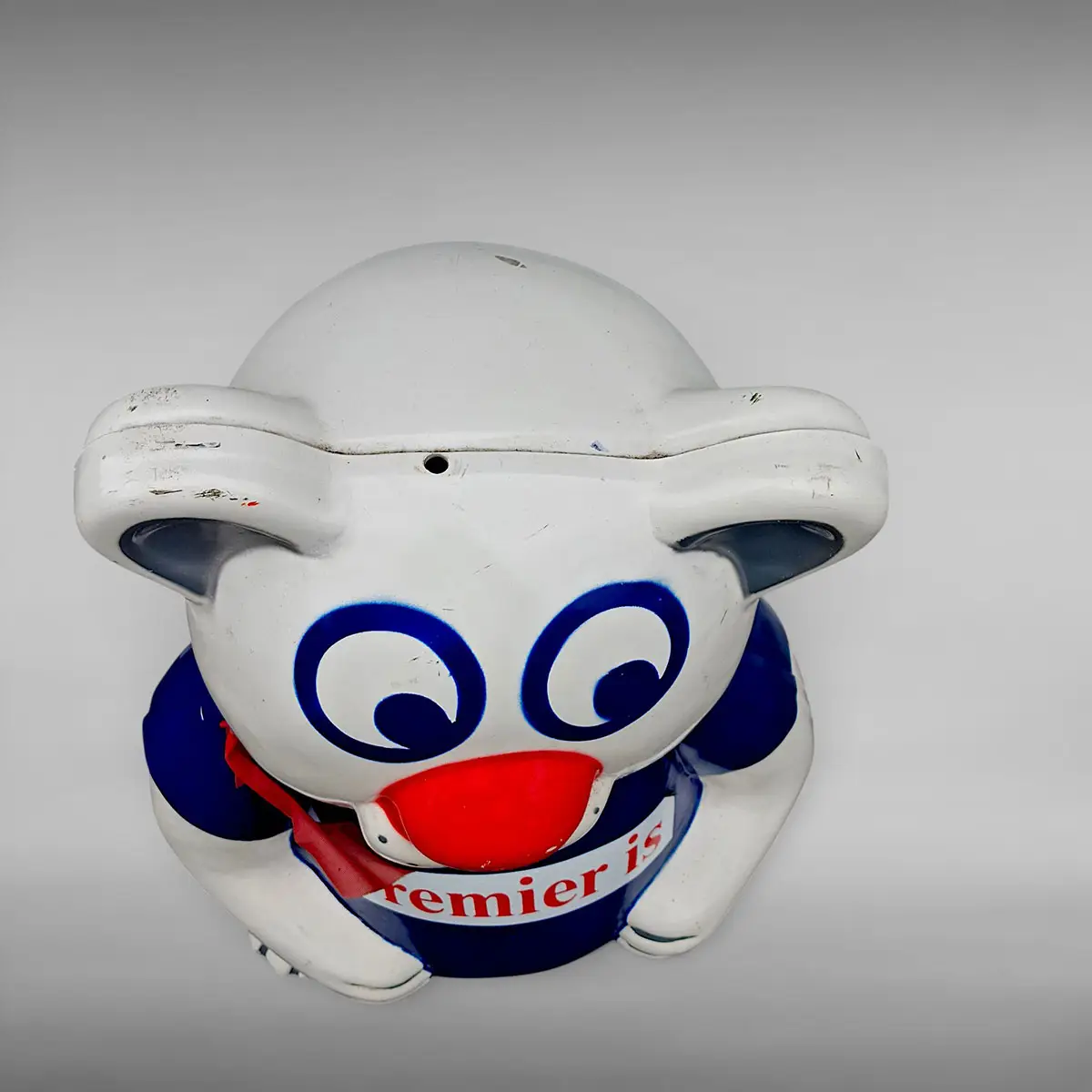 Premier Is reklameisbjørn – stor vintage reklamefigur i plast, ca. 86 cm - Billede 11